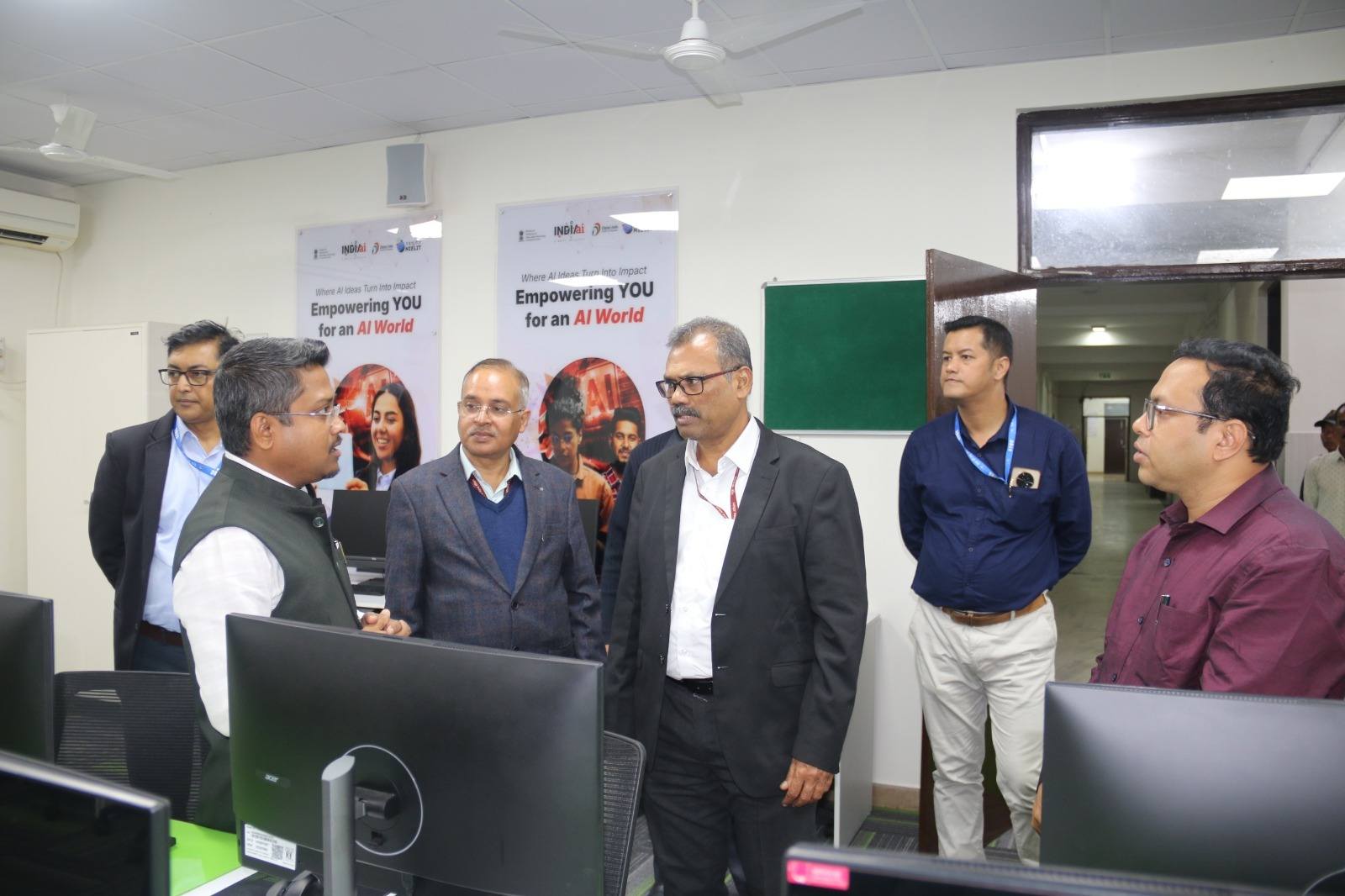 STQC DG Visits India AI Lab